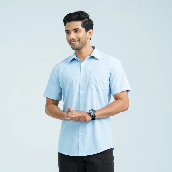 Men’s Sky Blue Casual Shirt