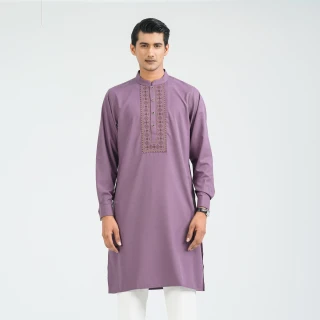 Men's Mauve Panjabi