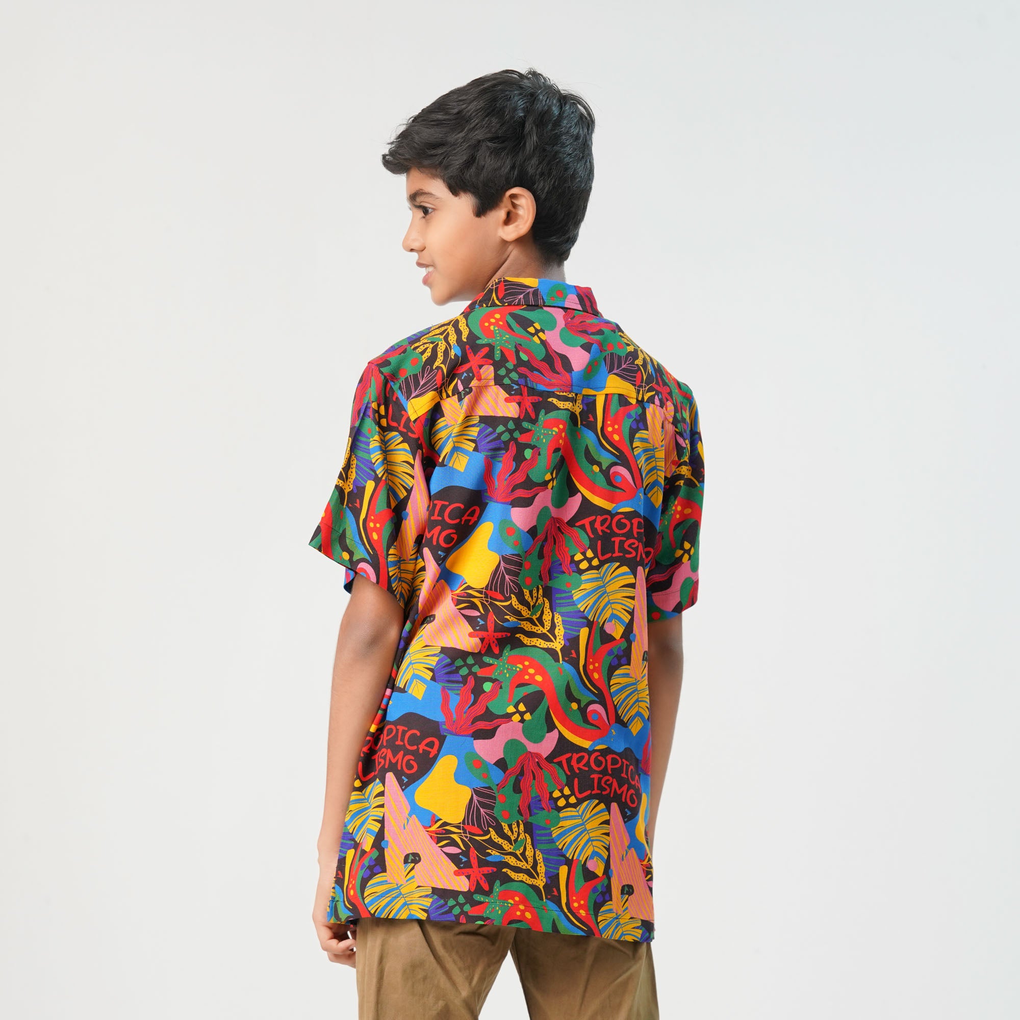 Boys Hawai Multi Color Shirt - 4