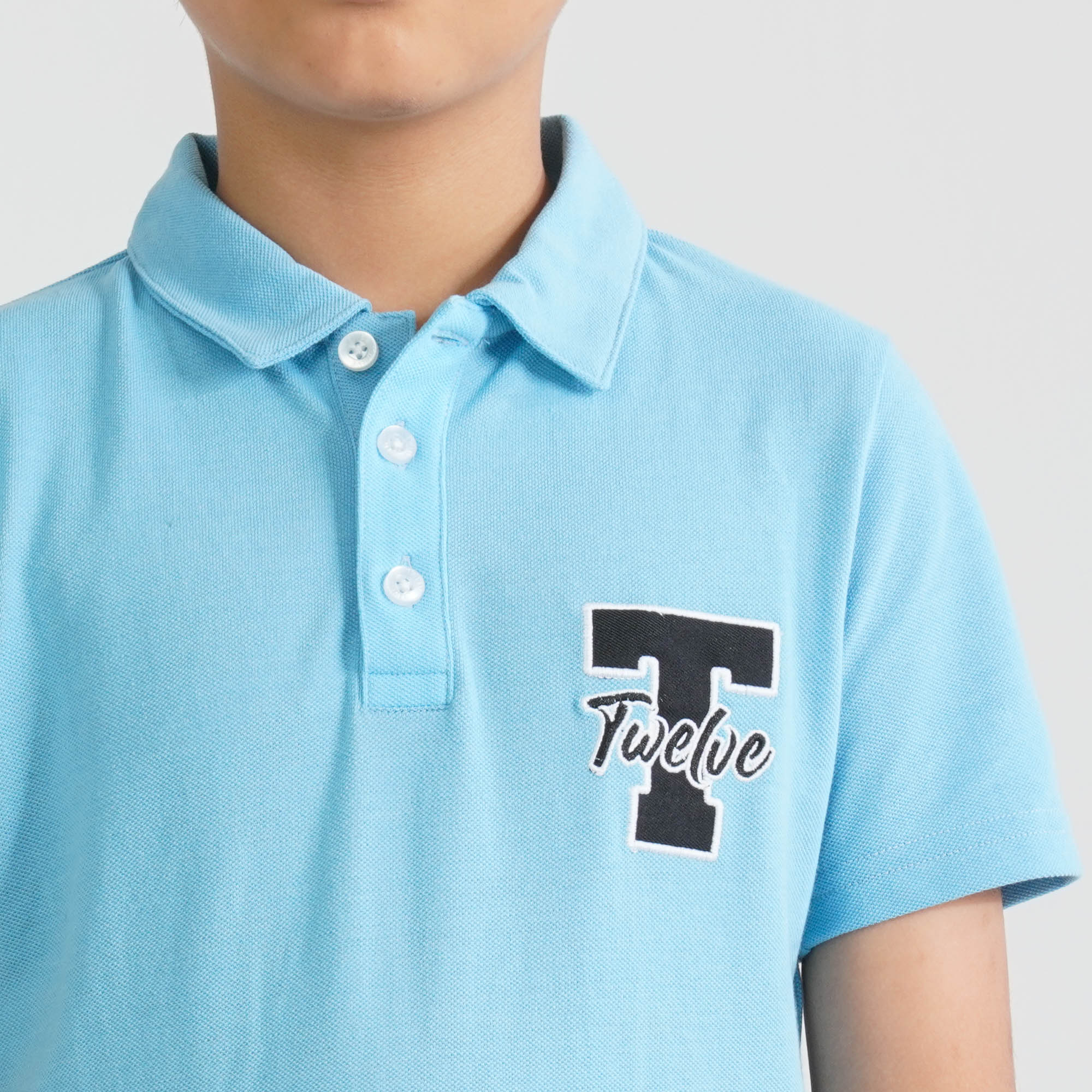 Boy's Sky Blue Polo - 2