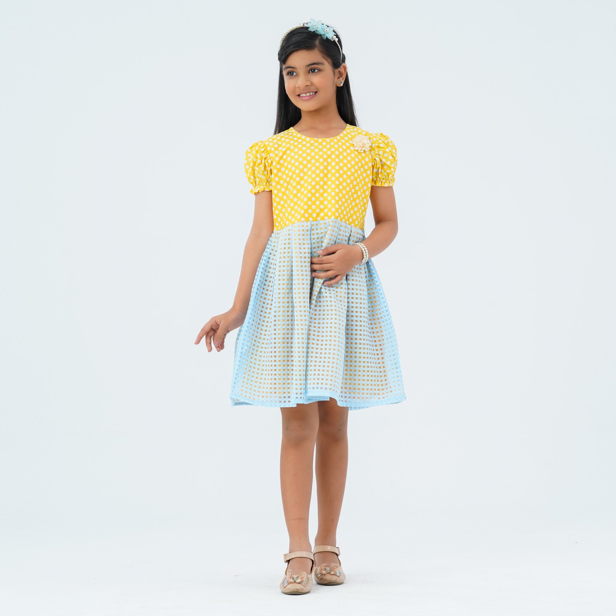 Girl's Yellow Frock - 3