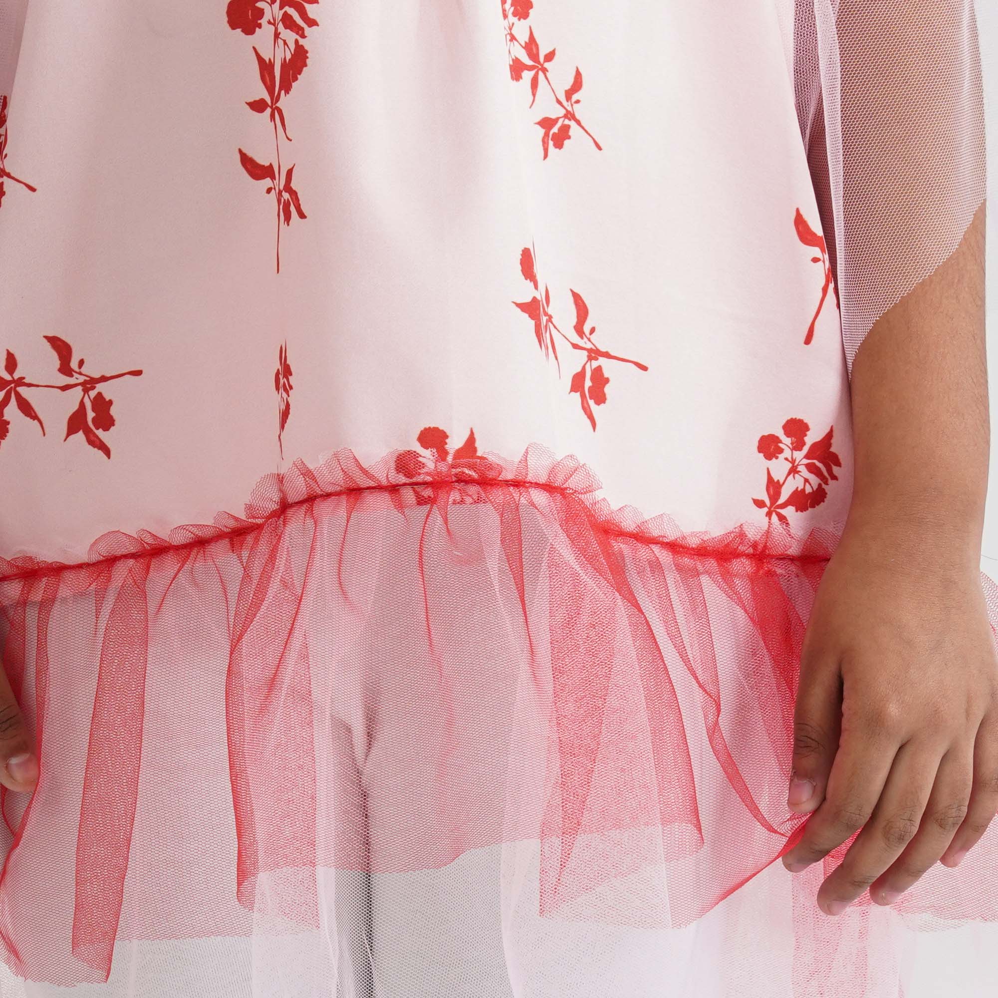 Girl's Pink Frock - 3