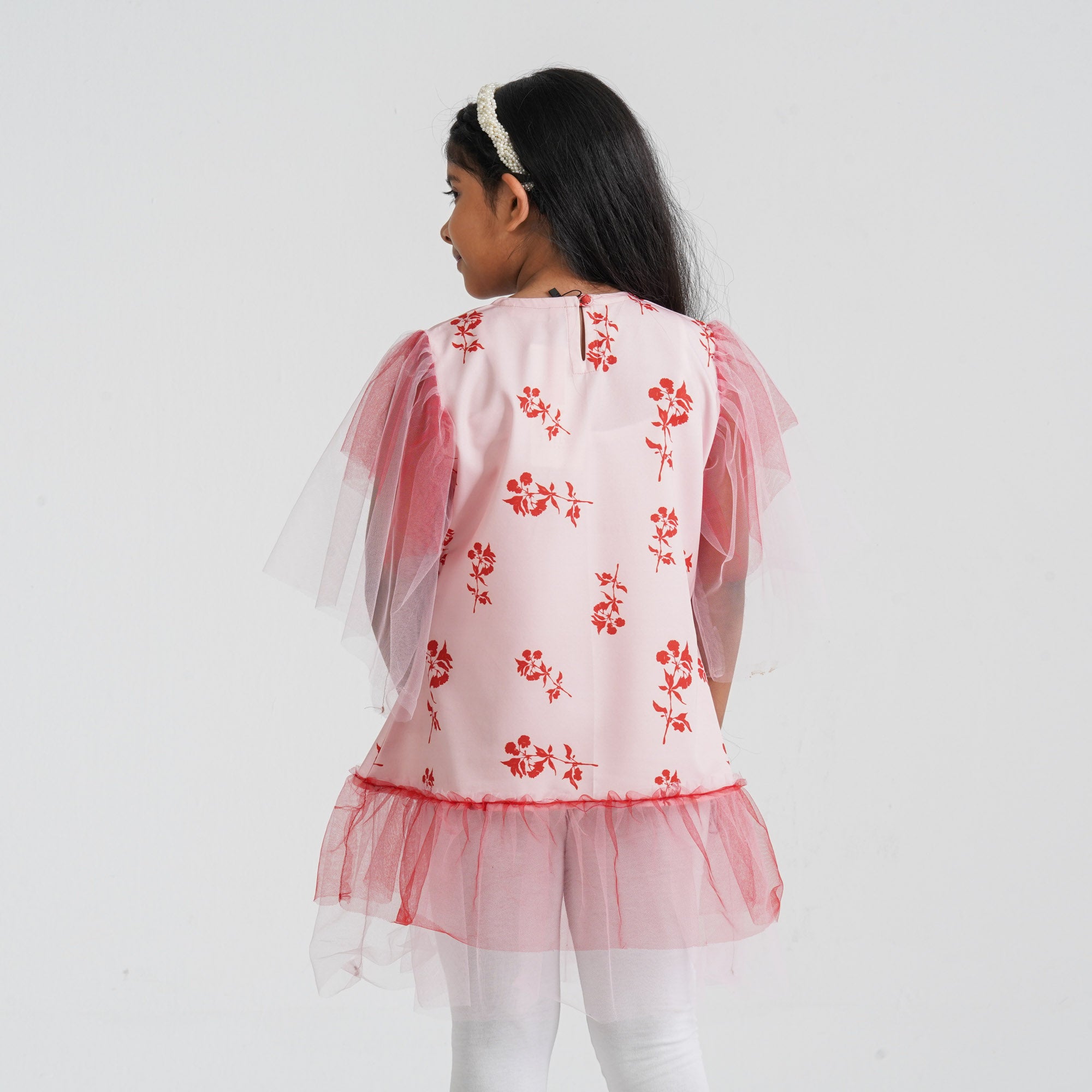 Girl's Pink Frock - 4