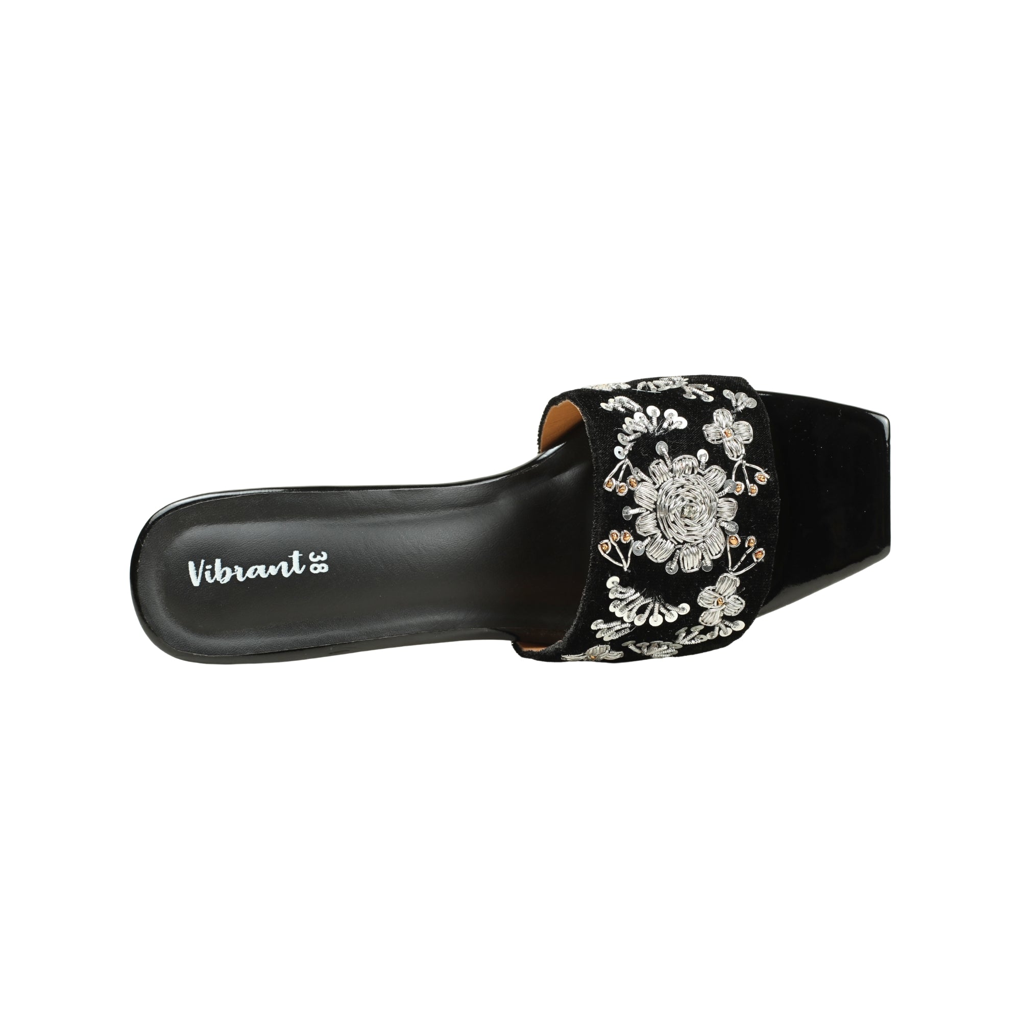 VIBRANT LADIES BLOCK HEEL - 5