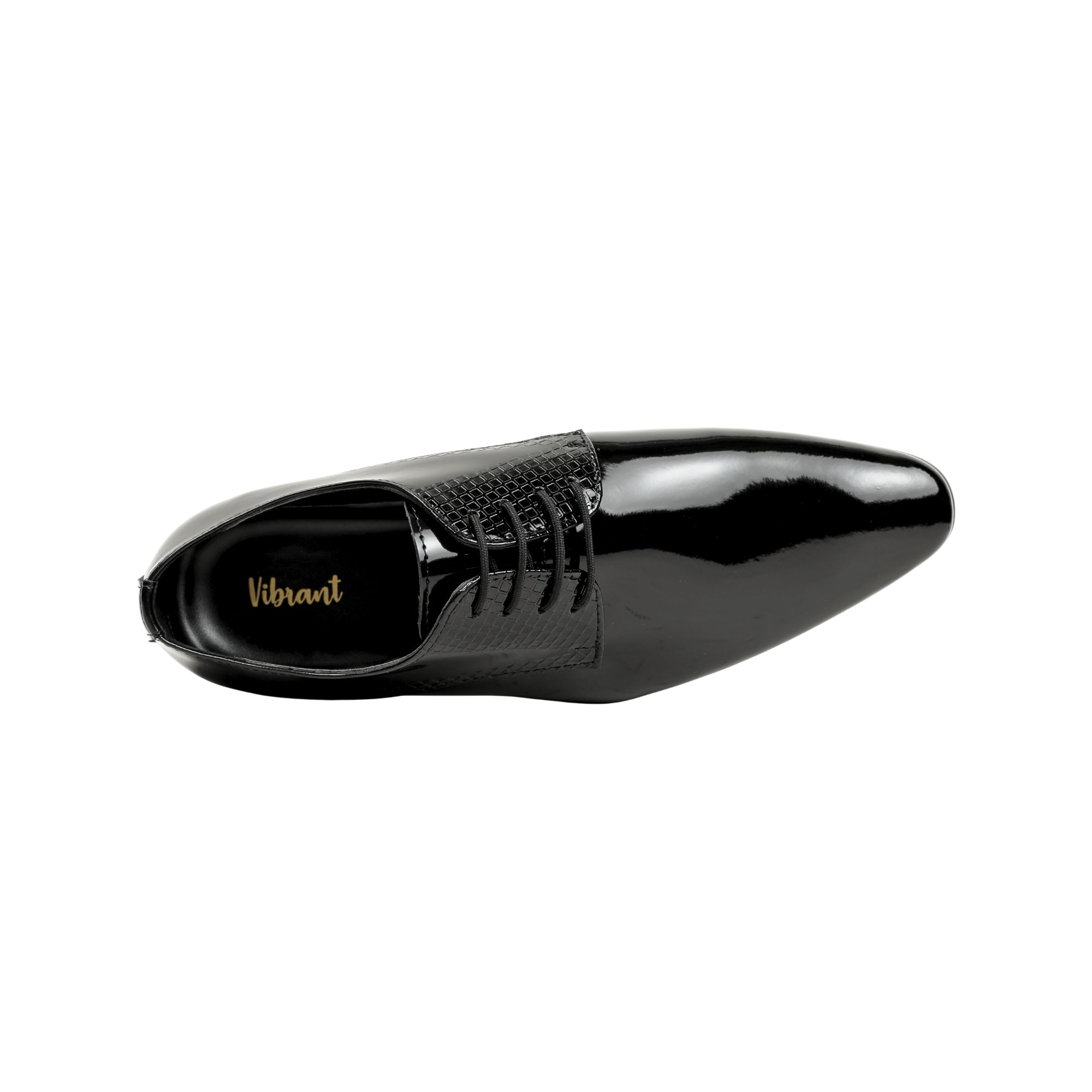 VIBRANT MEN'S GENUINE LEATHER FORMAL LACE-UP SHOE - 5