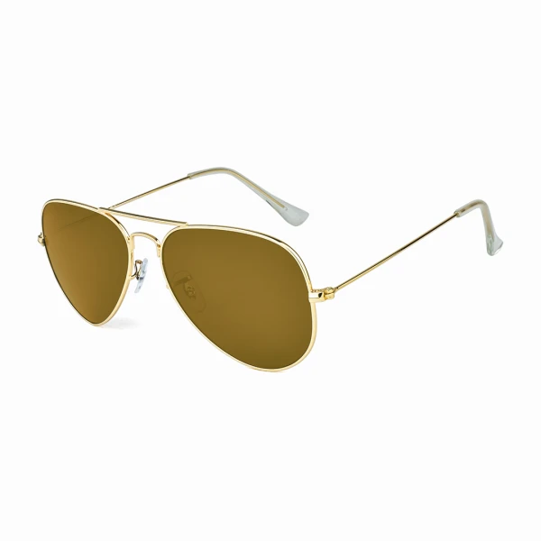 Double Bridge Golden Brown Sunglasses RBS 3026