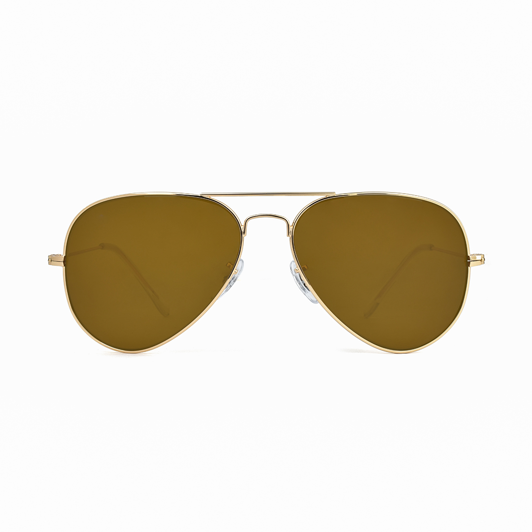 Double Bridge Golden Brown Sunglasses RBS 3026 - 2